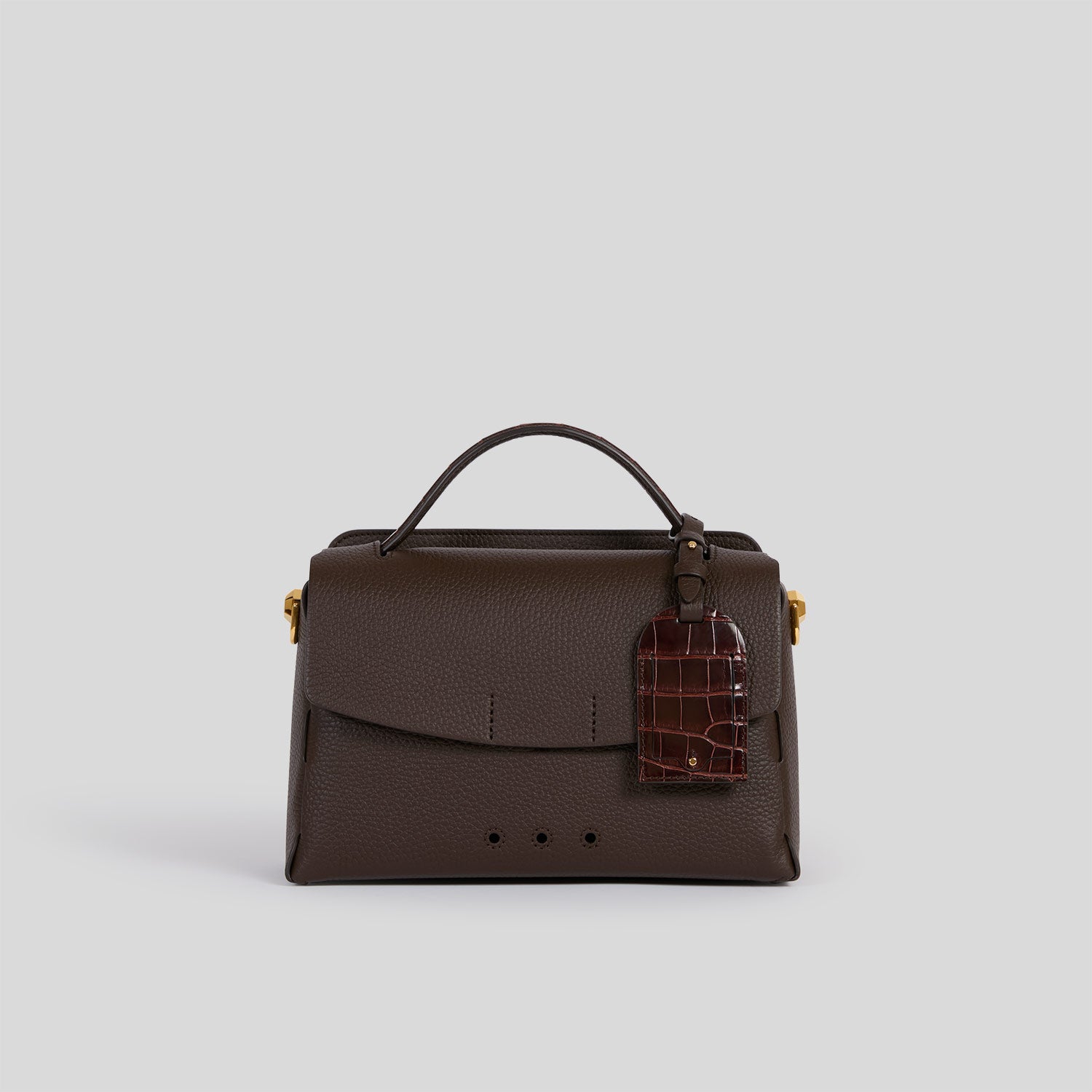 L'Attachant 10:30 - Brown Calfskin and Alligator