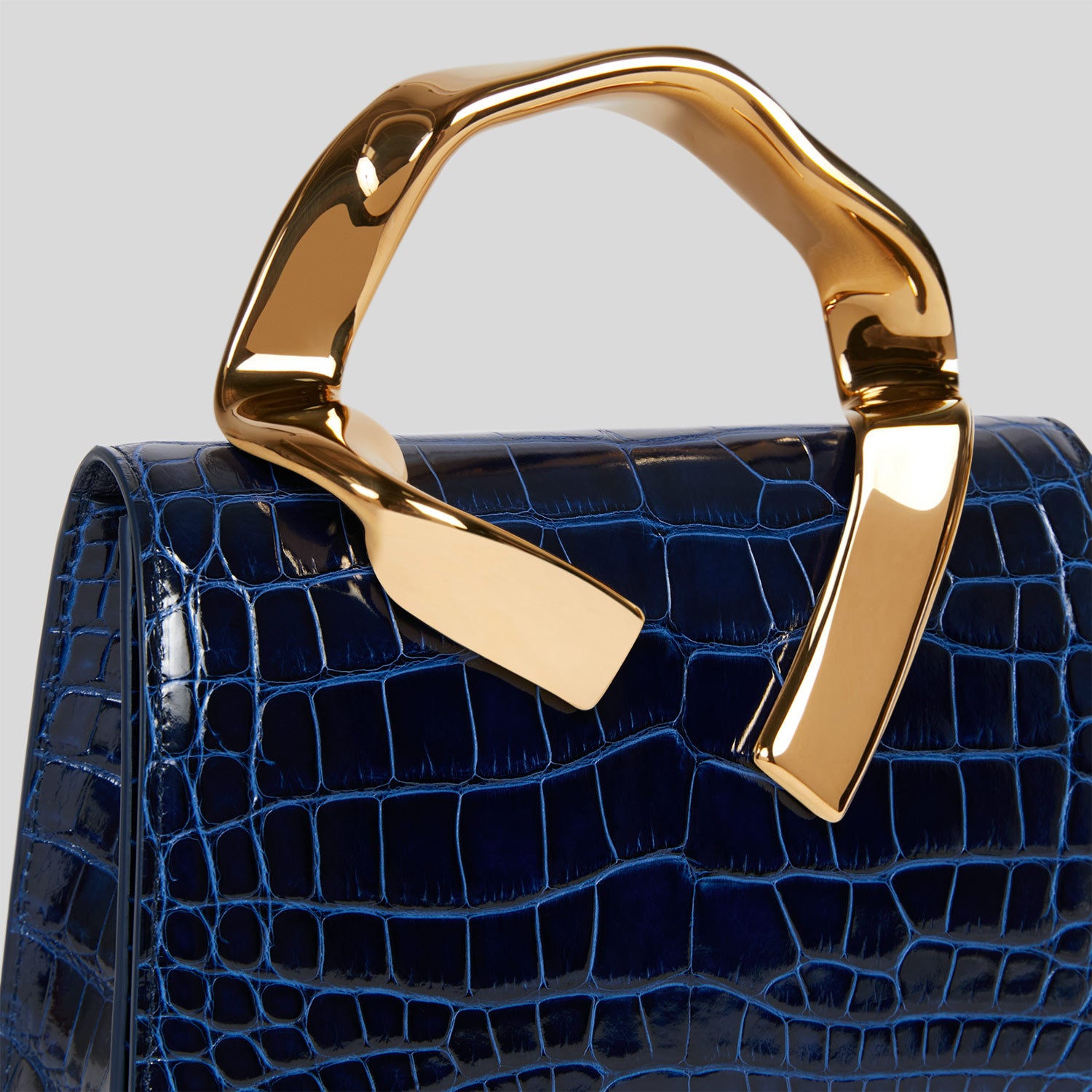 L'Empreinte Mini - Midnight Blue Alligator