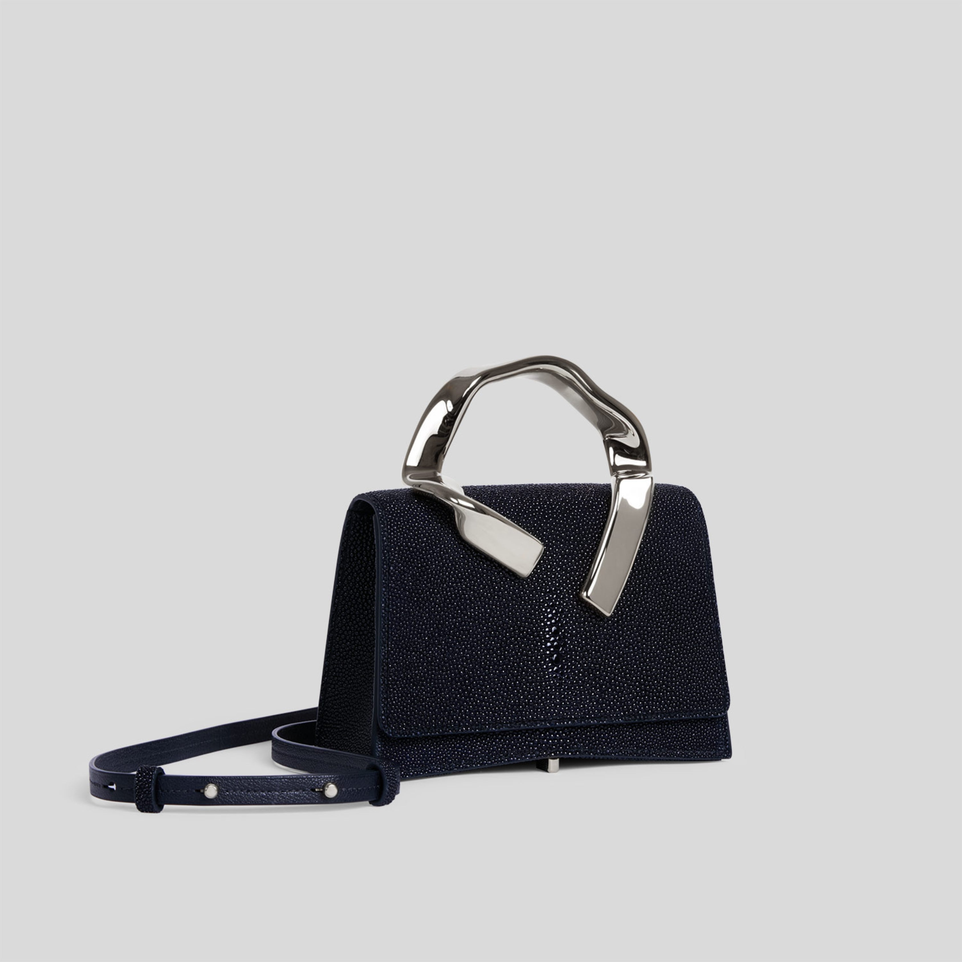 L'Empreinte Mini - Galuchat Caviar Blue