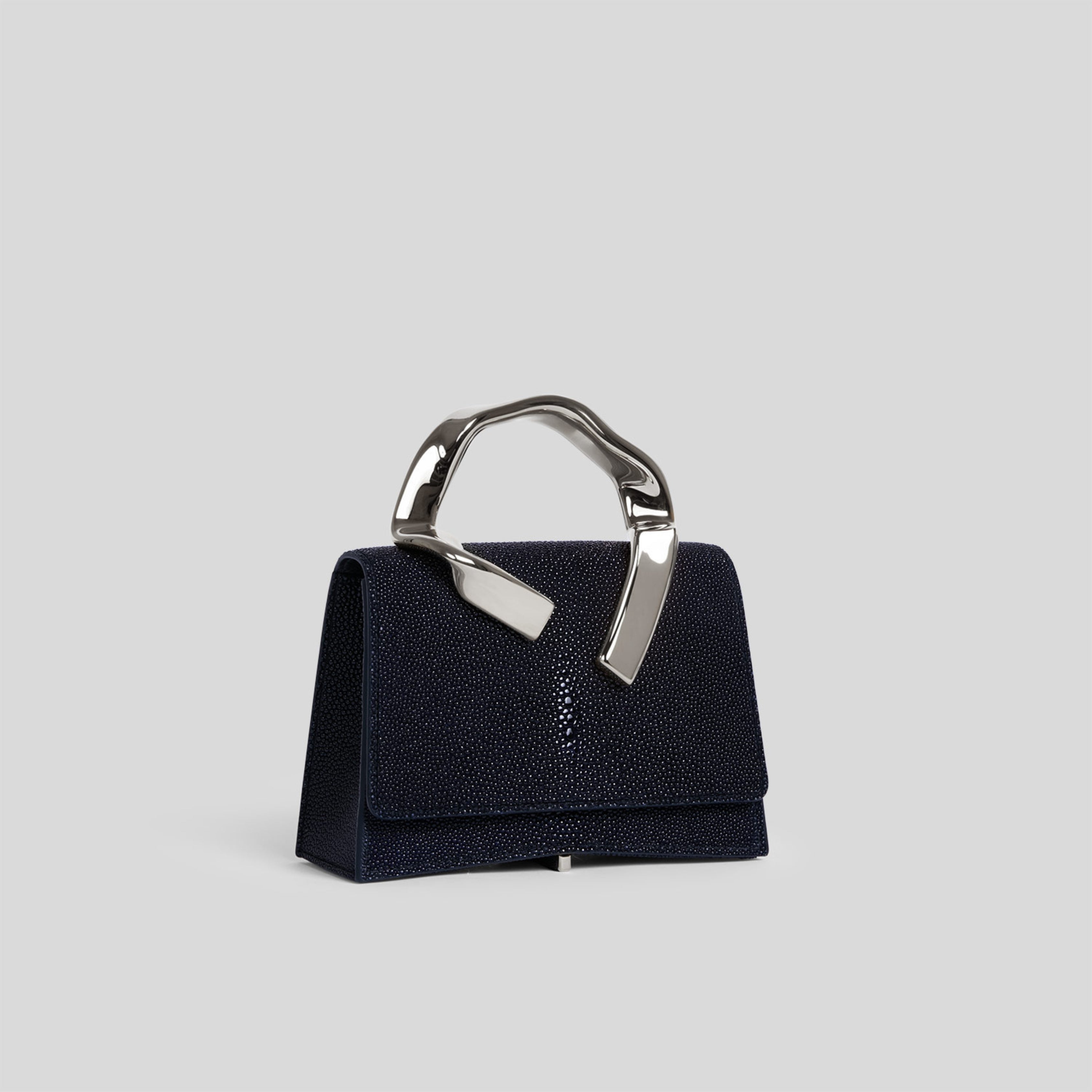 L'Empreinte Mini - Galuchat Caviar Blue