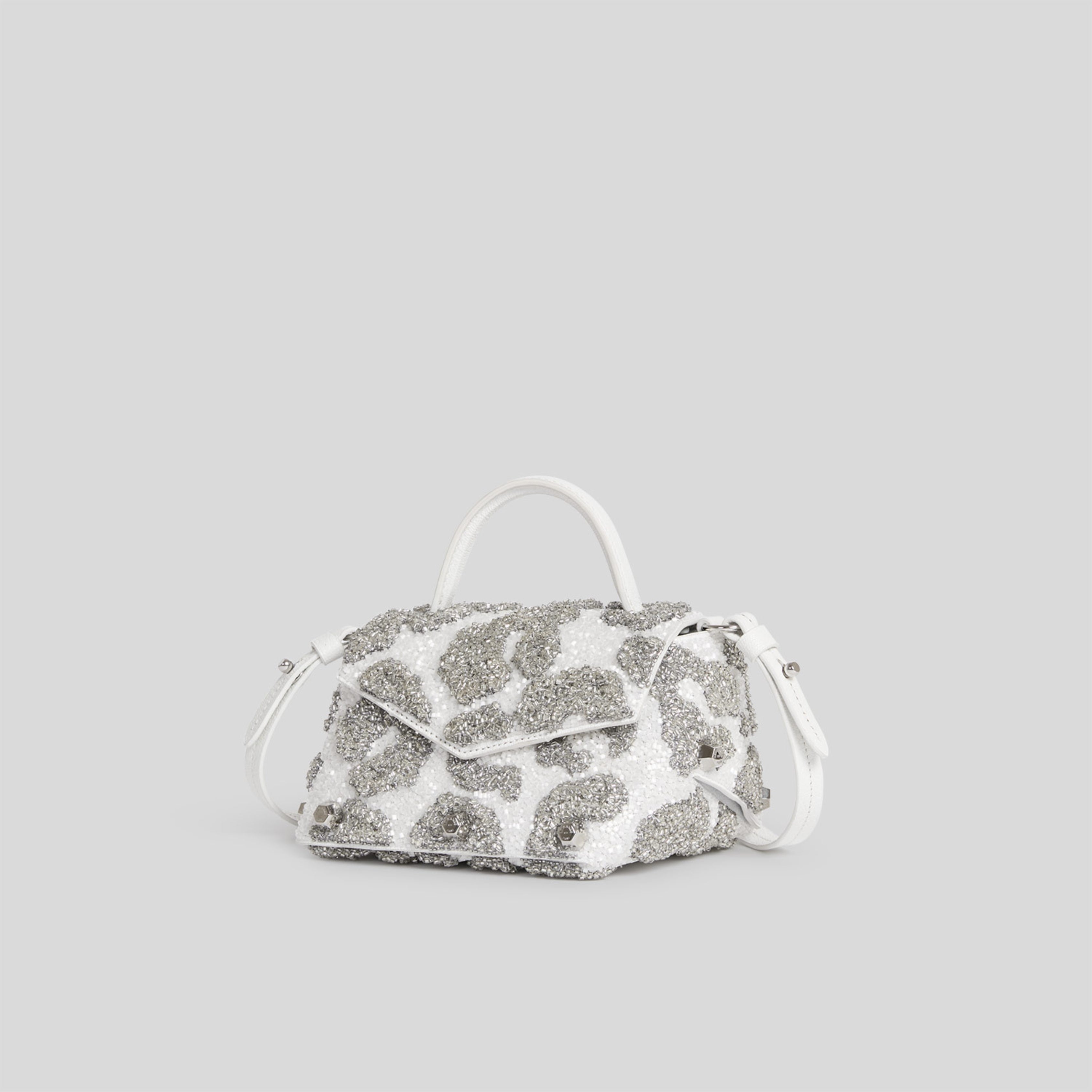 L'Égo Mini - Embroidered Snow Leopard