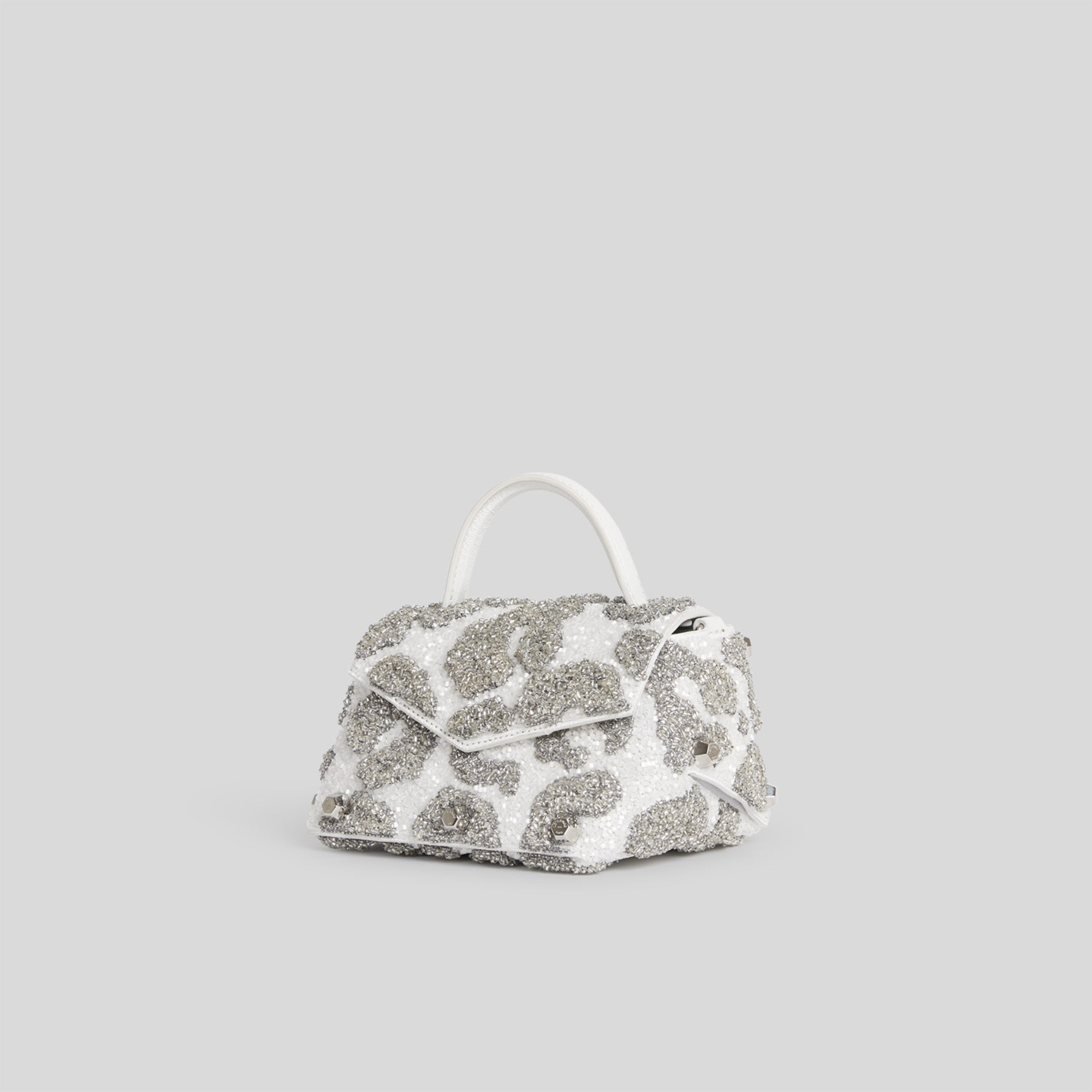 L'Égo Mini - Embroidered Snow Leopard