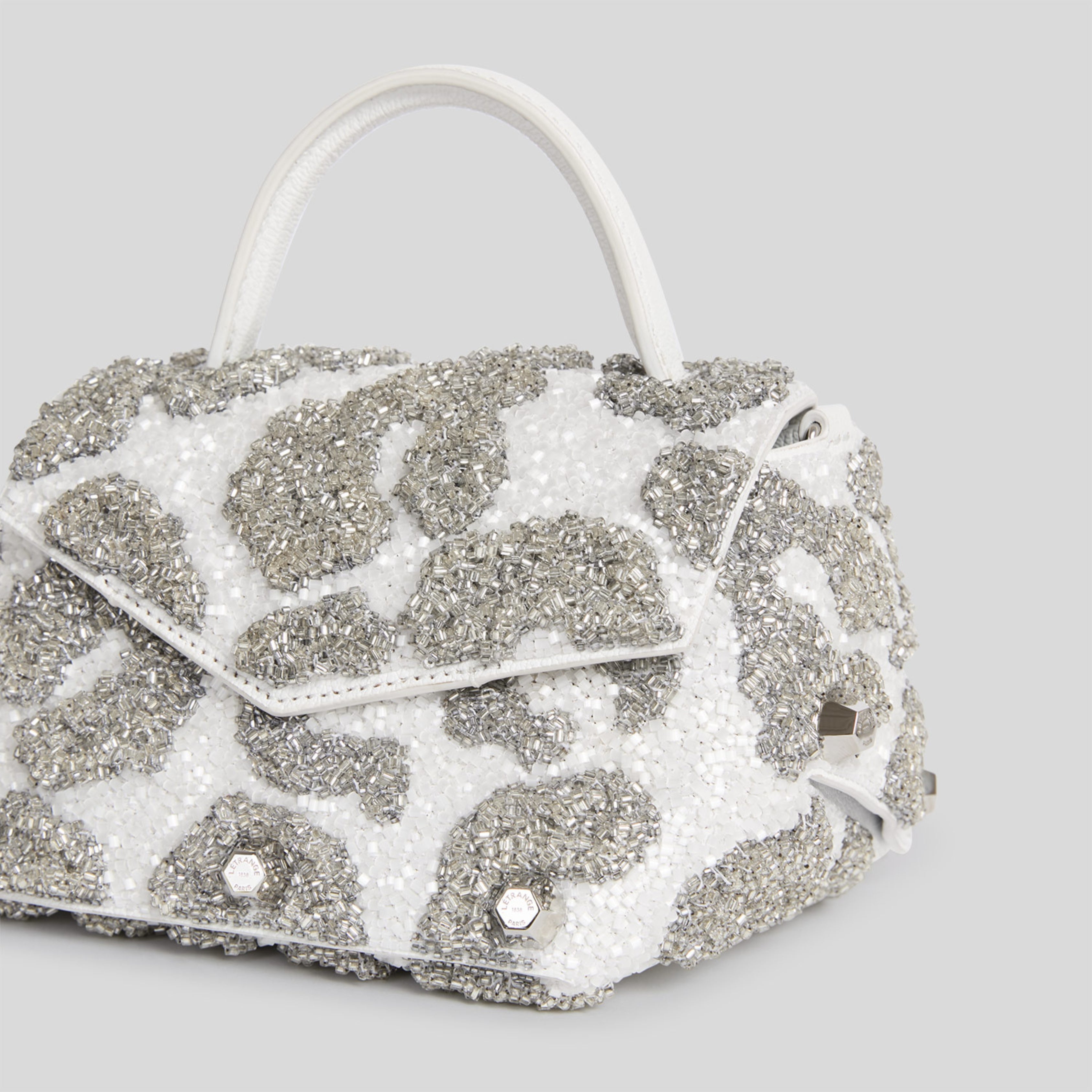 L'Égo Mini - Embroidered Snow Leopard