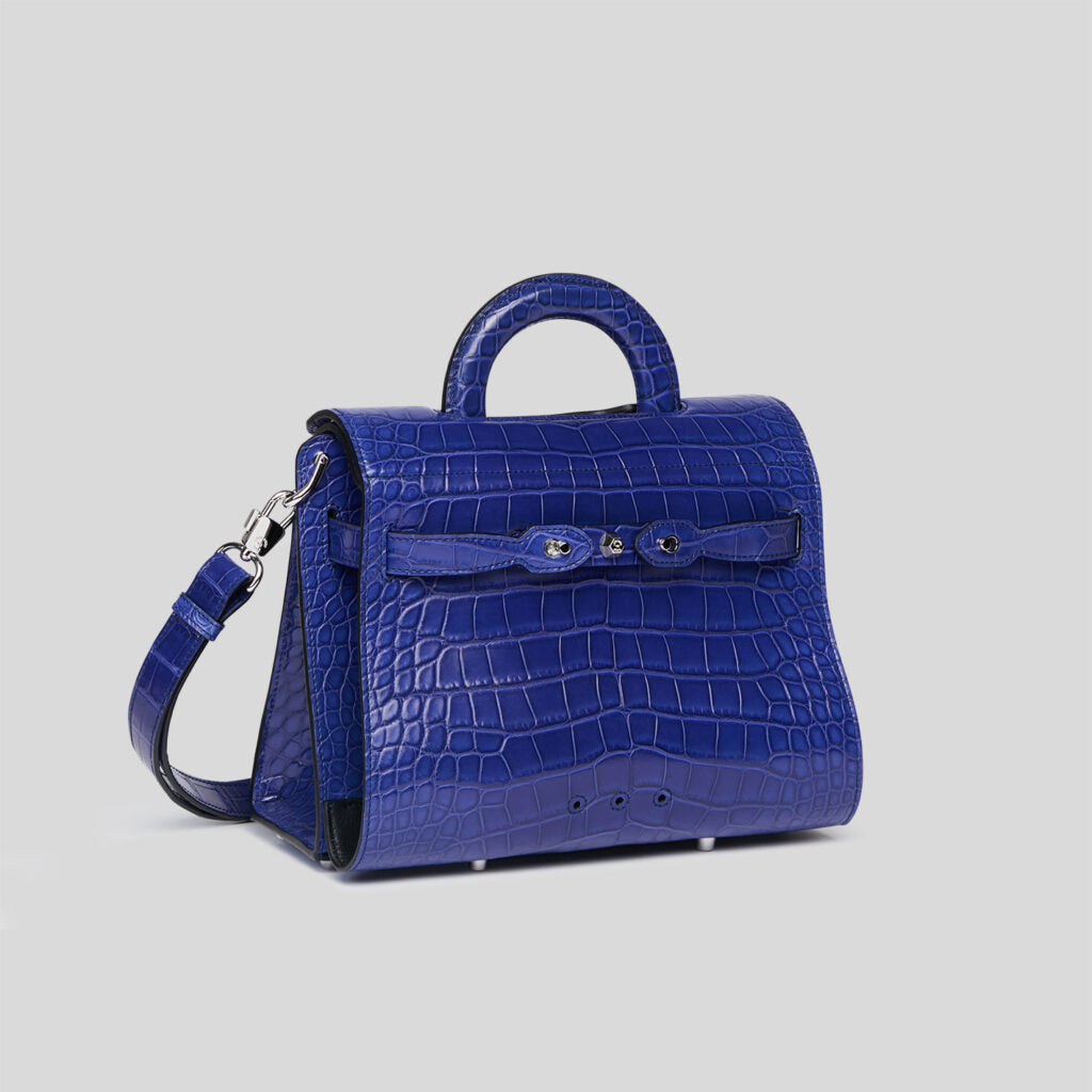 Indigo blue handbags on sale