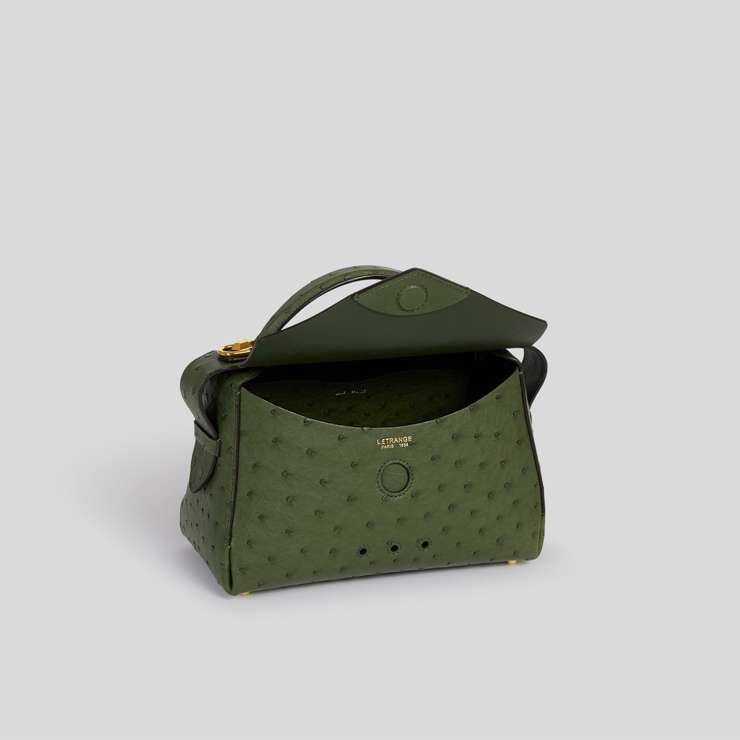 Le Visàvis Mini Autruche - Vert Maquis