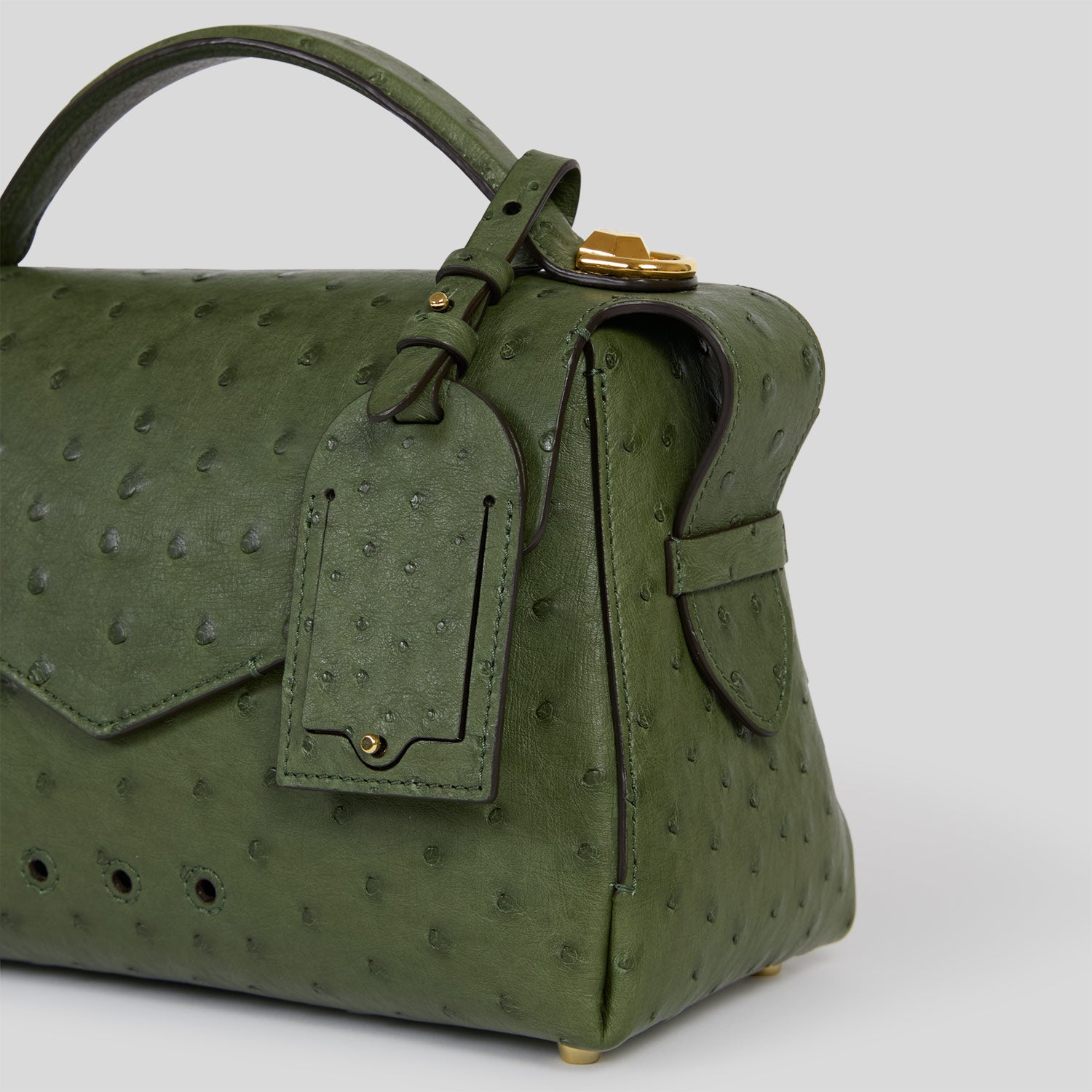 Le Visàvis Mini Autruche - Vert Maquis